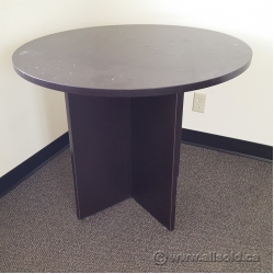 Espresso 36" Round Meeting Conference Table